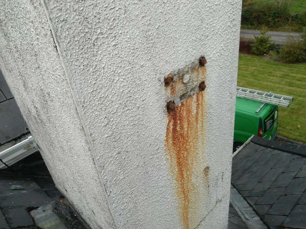 Exterior painting - before