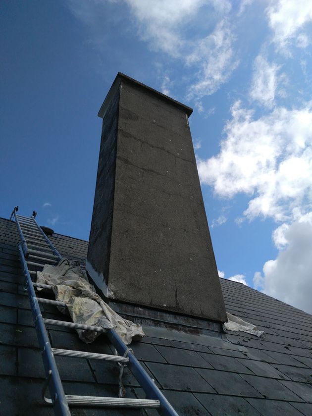 Exterior painting - before