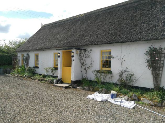 Exterior painting - before