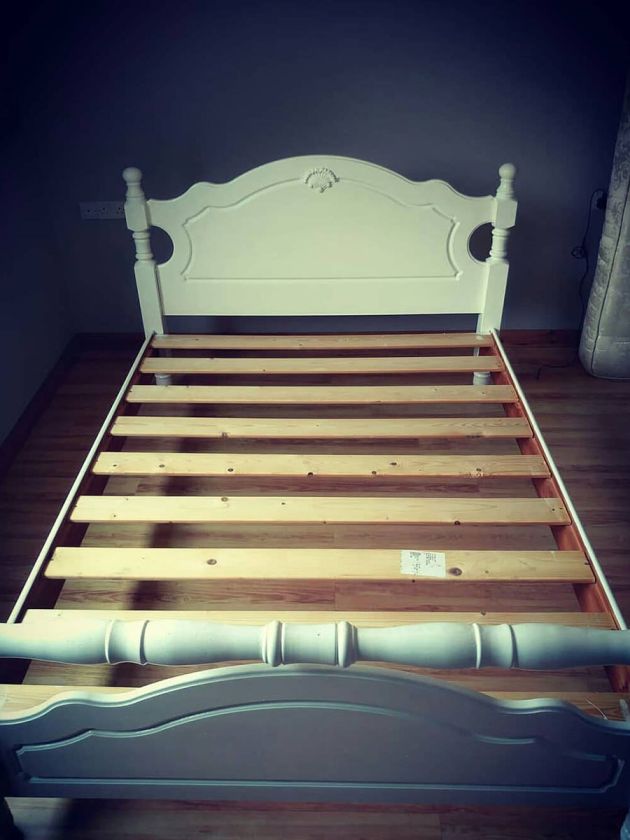 Furniture painting - bed - after