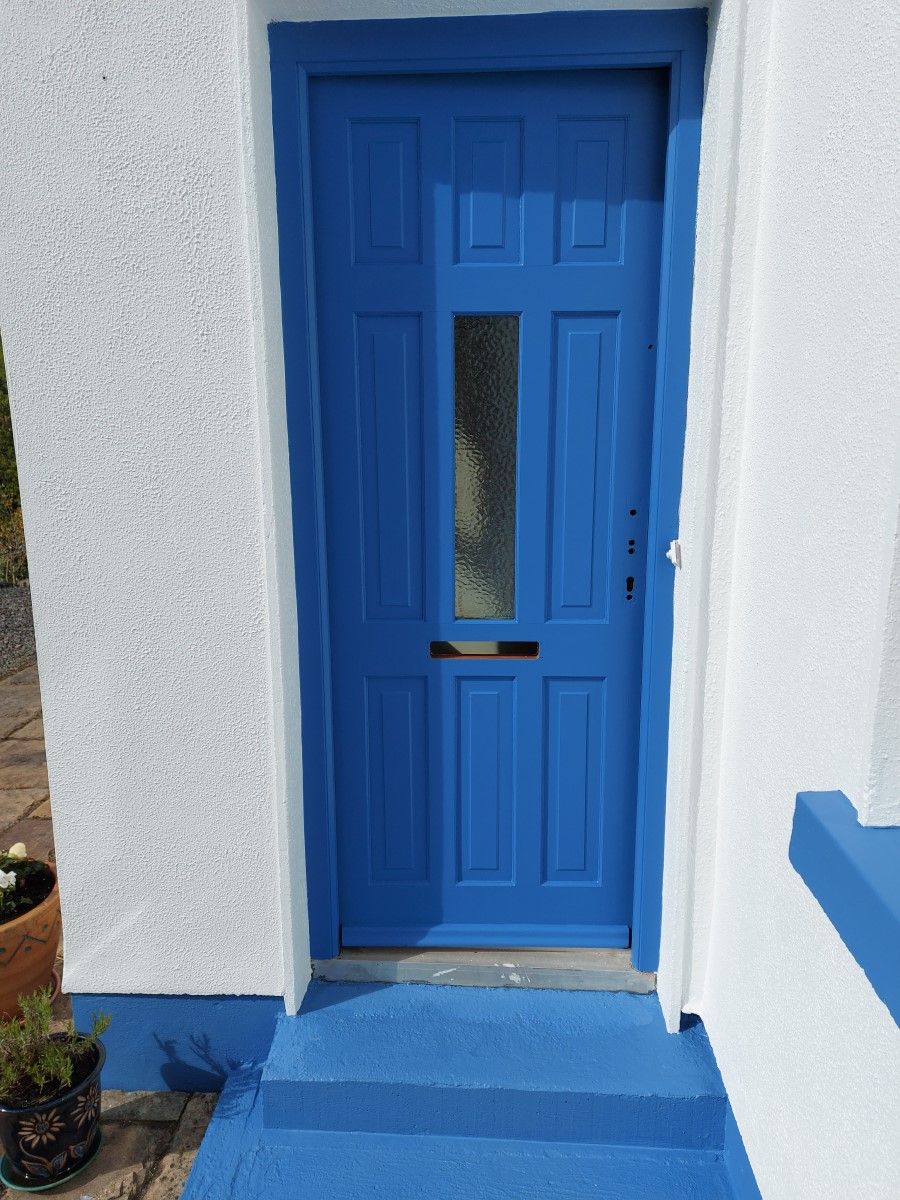 Outside door painting - After
